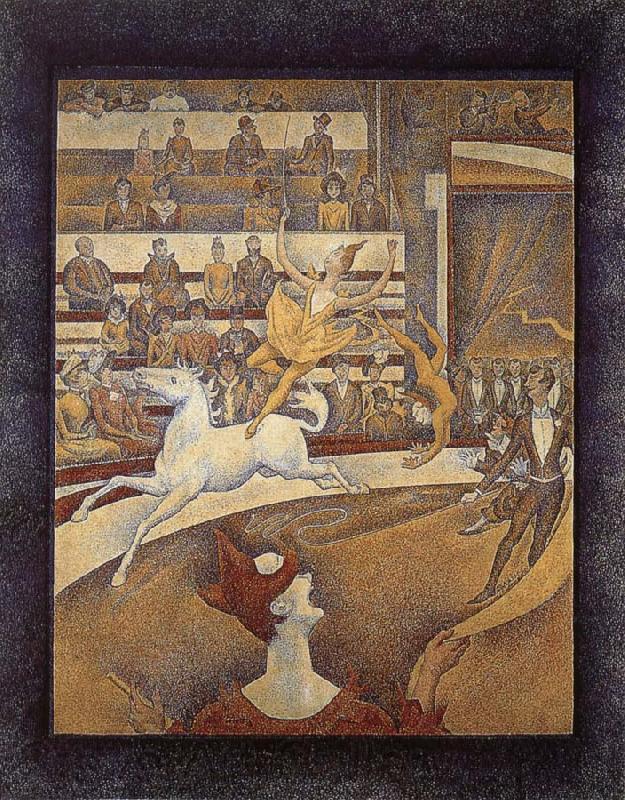 Georges Seurat Circus Norge oil painting art